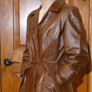 Leather Loft (size 11/12) Leather Trench